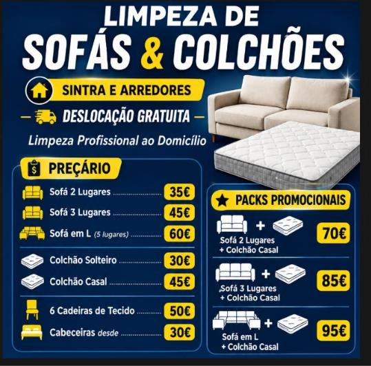 ProClean Estofos - Limpeza de Sofás e Colchões Sintra